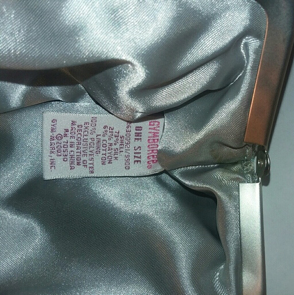 Silver with black bow small vintage gymboree purse - Picture 3 of 3